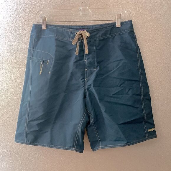 PATAGONIA minimalist board shorts button/tie fly zip pocket men’s sz 31 - Picture 11 of 11